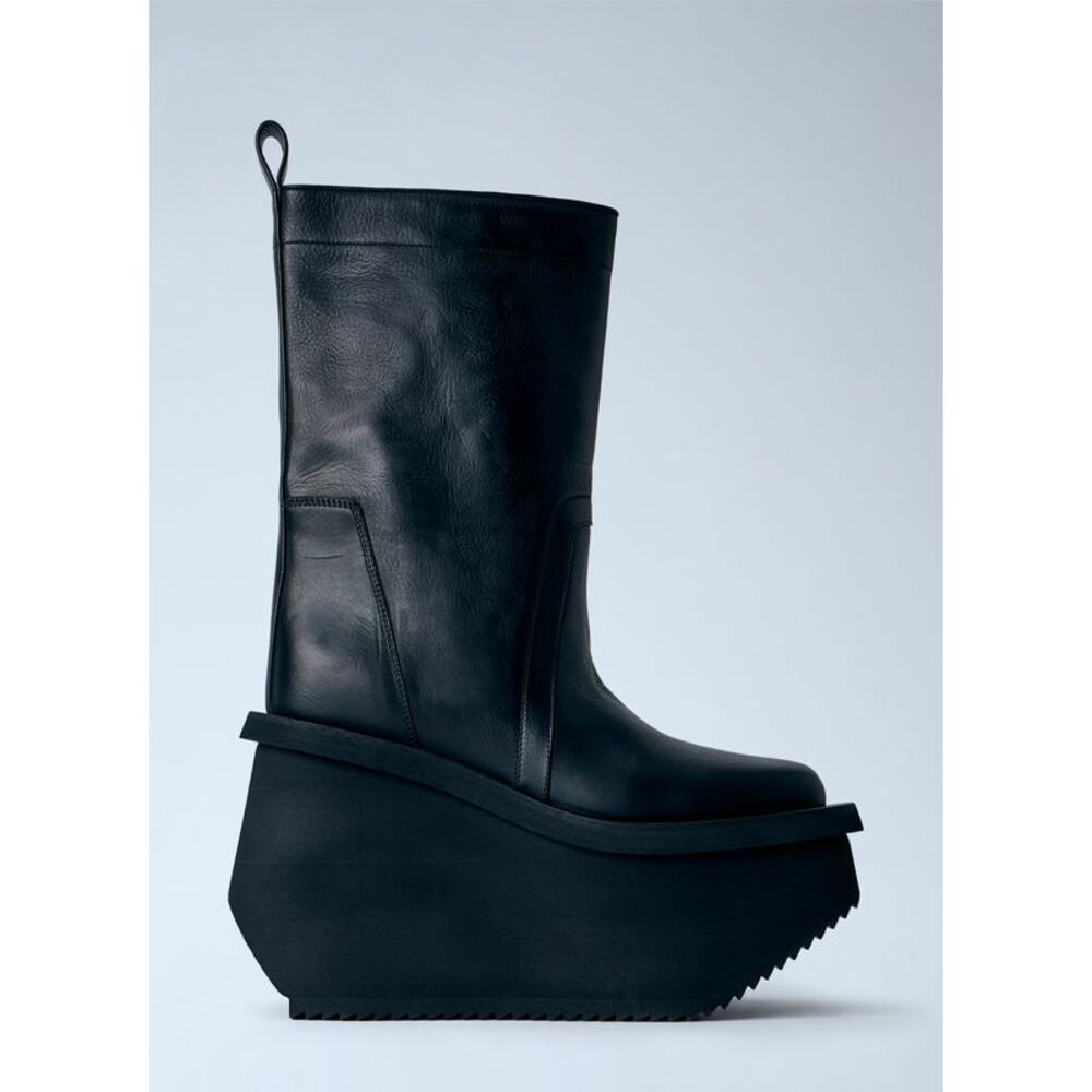 Rick Owens Men Factory Leather Boots